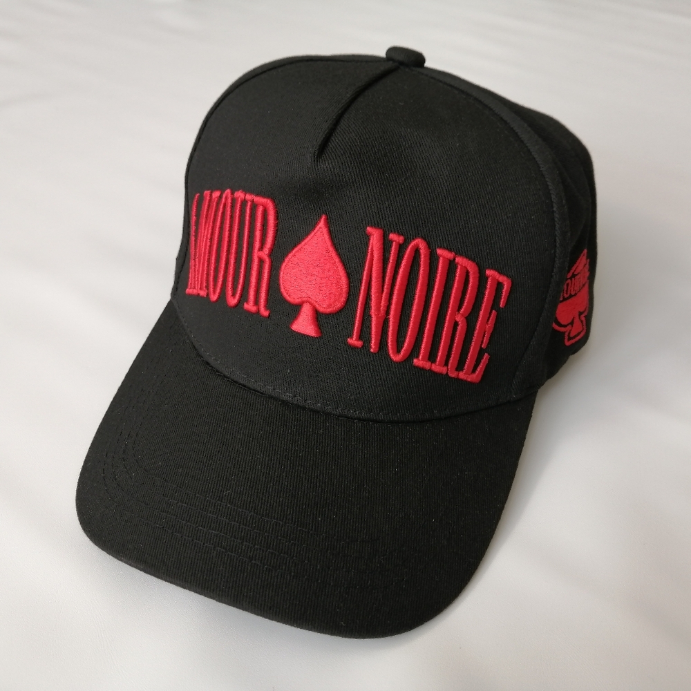 Amour Noire Black Trucker Cap NWOT